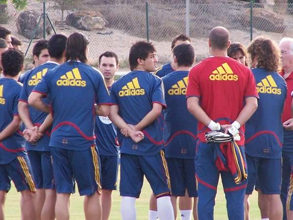 professional footballers at la manga club