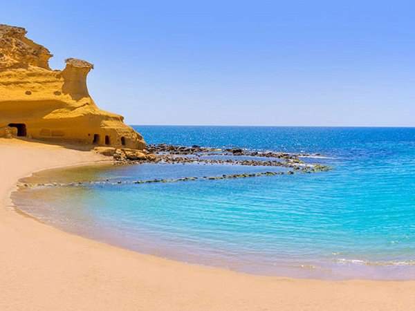 the los corderos beach, a haven for owners of property at la manga club