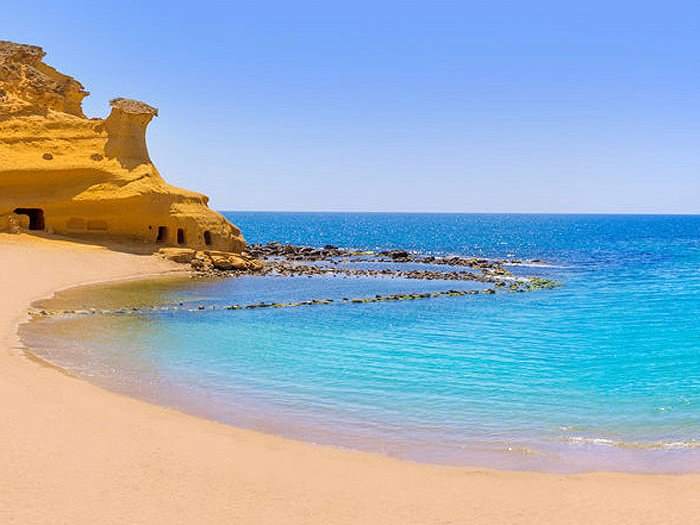 the los corderos beach, a haven for owners of property at la manga club