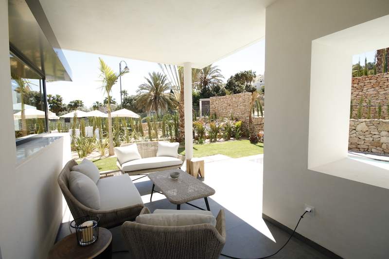 Outdoor lounge las acacias villas at la manga club